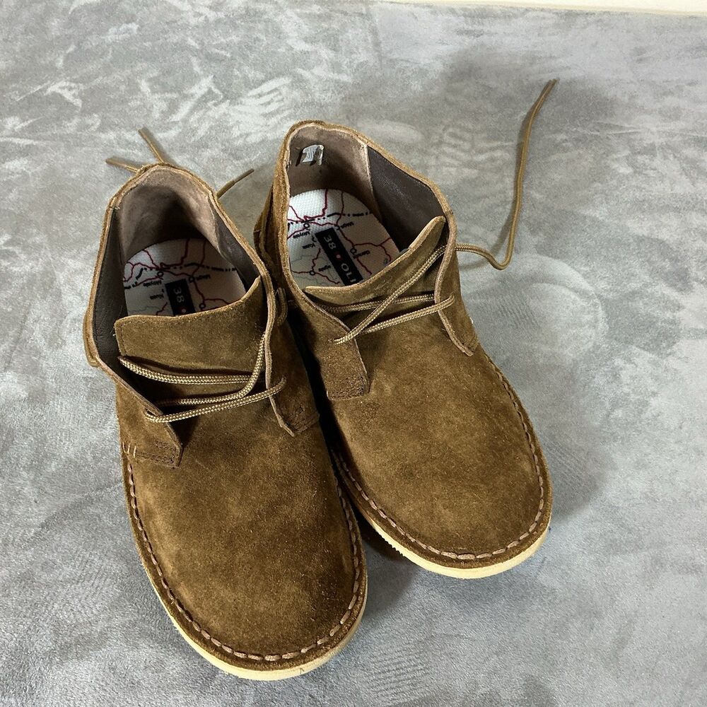 Oliberte This Is Africa Brown Suede Chukka Ankle Boots 38 Womens 8